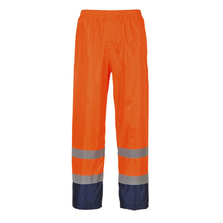 IMBRACAMINTE - H444, Pantaloni HI-VIS din 100% poliester, țesătură simplă, acoperit cu PVC, 200 g/mp