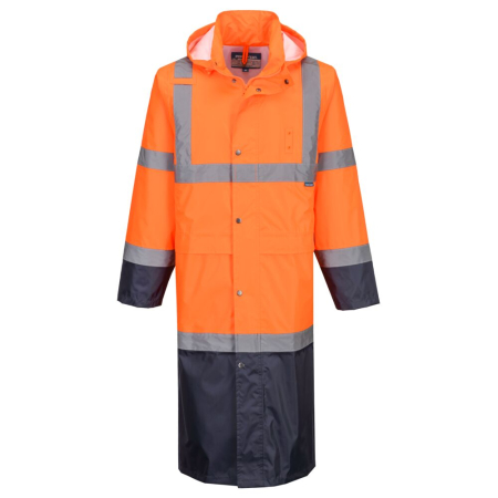 IMBRACAMINTE - H446, Palton HI-VIS din 100% poliester, țesătură simplă, acoperit cu PVC, 200 g/mp