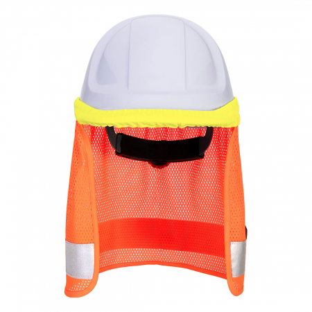 Fesuri, capisoane si sepci reflectorizante (HI-VIS) - HA17, Protecție gât HI-VIS, din poliester tip plasă, 110 g/mp