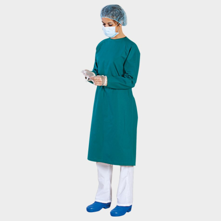 Halate - M8, Halat chirurgical din bumbac, 200 g/mp
