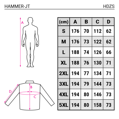 HAMMER-JT, Jachetă de lucru din bumbac, 270 g/mp [1]