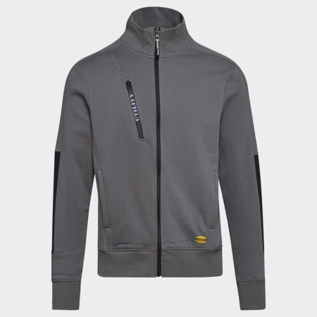 Imbracaminte TERMOIZOLANTĂ - DIADORA, Hanorac de lucru din bumbac și poliester, 280 g/mp, cu fermoar