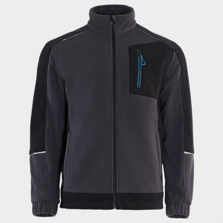 Jachete Termoizolante - REVOLT FLEECE, Jachetă de lucru din fleece de poliester cu tratament anti-pilling, 350 g/mp