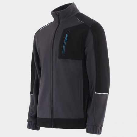 REVOLT FLEECE, Jachetă de lucru din fleece de poliester cu tratament anti-pilling, 350 g/mp [2]