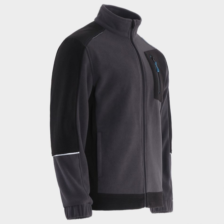 REVOLT FLEECE, Jachetă de lucru din fleece de poliester cu tratament anti-pilling, 350 g/mp [3]