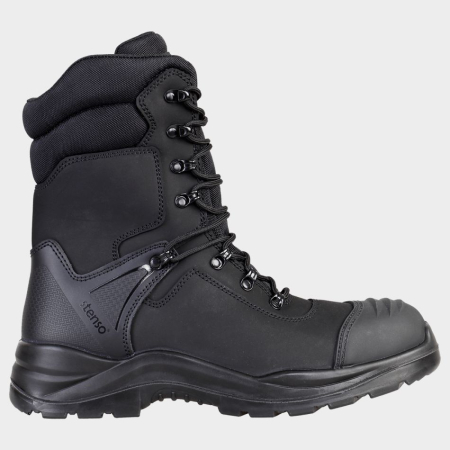 Bocanci de protecție S3 - HARLEY S6, Bocanci de protecție din piele nubuck hidrofobizată, bombeu compozit