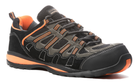 HELVITE S1P, Pantofi de protecție din piele întoarsă și plasă ventilată, bombeu compozit, lamelă antiperforație Wellmax, talpă nitril HRO SRA [4]
