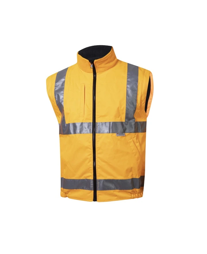 4IN1, Jachetă HI-VIS de iarnă 4-în-1 din poliester 300D Oxford cu PU, căptușeală termică 280 g/mp și mâneci fleece detașabile [2]