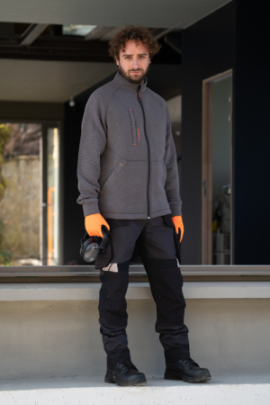HIPPO, Jachetă Slim Fit din poliester, viscoză și elastan, 320 g/mp [7]