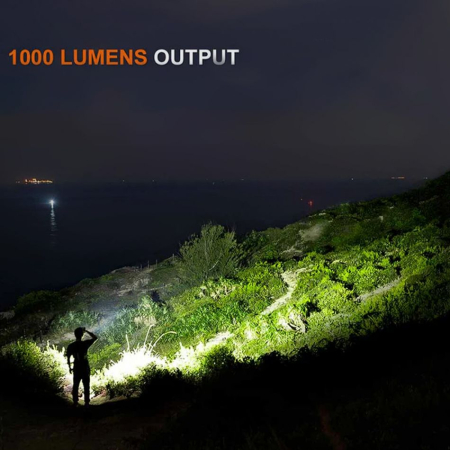 HL45R, Lanternă frontală LED reîncărcabilă, 1000 lumeni [4]
