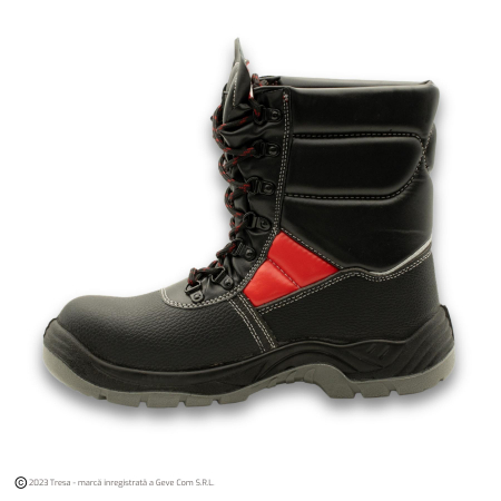 HOF SC-03-009 HIGH ANKLE S3, Bocanci de protectie înalți, cu bombeu din otel, lamela antiperforatie, fețe hidrofobizate, talpa SRC [3]