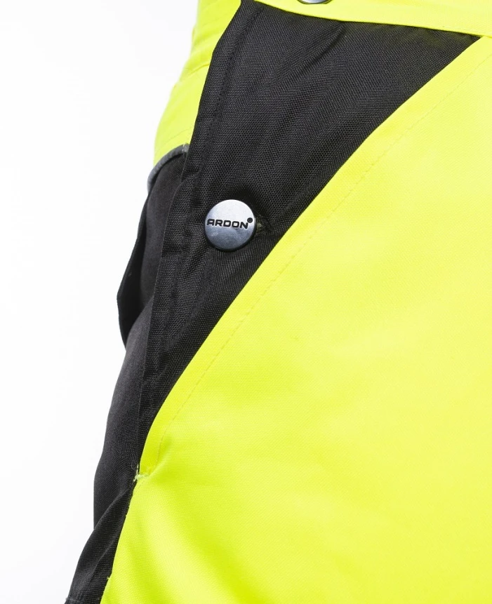 HOWARD REFLEX, Pantaloni cu pieptar HI-VIS de iarnă din poliester 175 g/mp, izolație termică 160 g/mp [4]