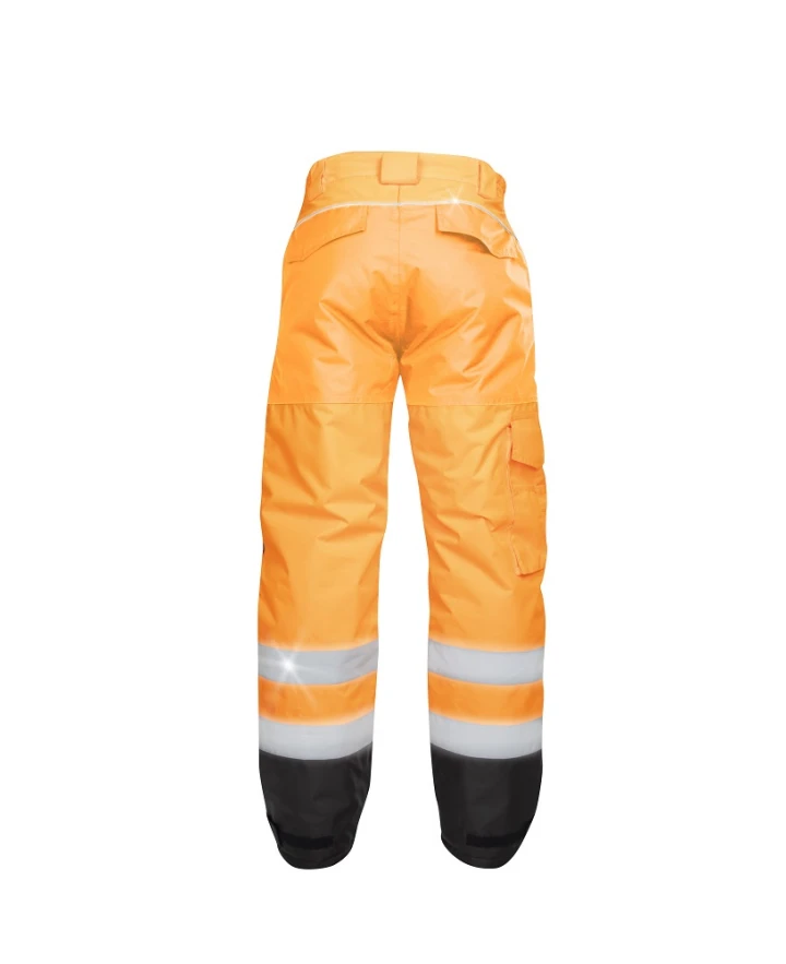 HOWARD, Pantaloni HI-VIS de iarnă din poliester Oxford 150 g/mp cu acoperire PU, izolație termică 160 g/mp [2]
