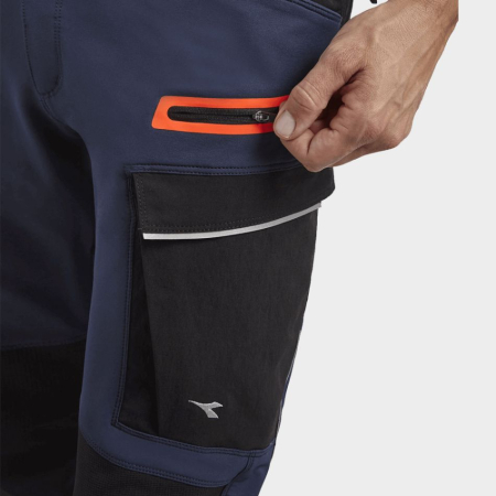 HYBRID CARGO, Pantaloni în talie din poliamidă și poliester cu elastan, 230 g/mp [2]