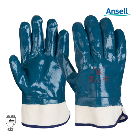 Mănuși de protecție - HYCRON 27-805, Mănuși de protecție mecanică din tricot, imersate în nitril