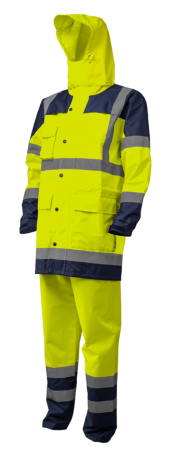 HYDRA, Costum de ploaie de înaltă vizibilitate din poliester Oxford 300D [9]