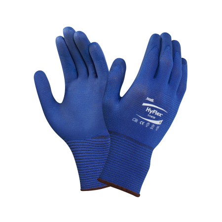 Mănuși Textile Imersate - RENANIA HYFLEX 11-818, Mănuși de protecție mecanică din nailon, imersate în spumă de nitril