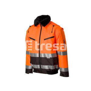 Jachete reflectorizante (HI-VIS) - ICELAND, Jacheta pilot 3 in 1 inalta vizibilitate din poliester Oxford
