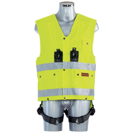 Centuri și hamuri - INTELLIVEST FR 551, Centură integrată în vestă de protecție, ignifug, hi-viz, numai vesta