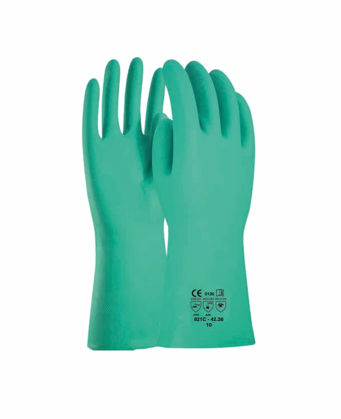 Mănuși de protecție - INTERFACE PLUS, Mănuși de protecție chimică din nitril, lungime 380 mm