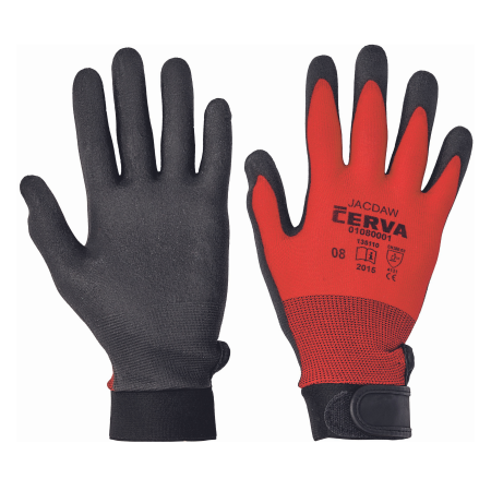 JACDAW, Manusi de protectie din nylon, imersate in PVC [1]