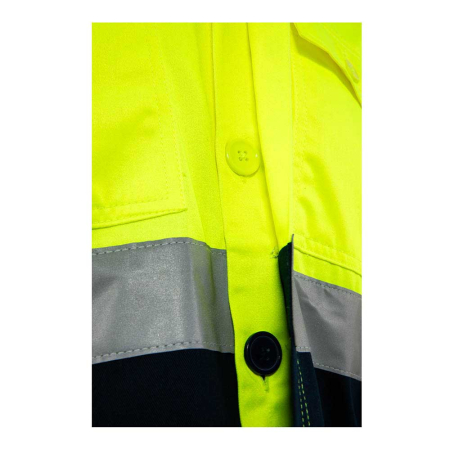 Jachetă de lucru HI-VIS bicoloră din bumbac și fibre sintetice [4]