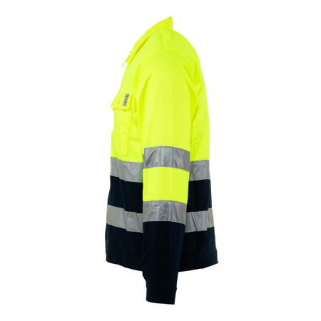 Jachetă de lucru HI-VIS bicoloră din bumbac și fibre sintetice [2]