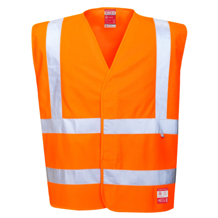 IMBRACAMINTE - FR71, Vestă HI-VIS din 100% poliester cu căptușeală fleece