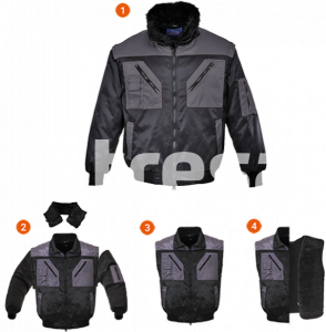 PJ20 PILOT, Jachetă multifuncțională, impermeabilă, 240 g/mp, căptușeală termică, 120 g/mp [2]