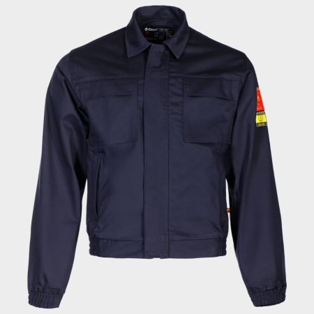 Jachete| Bluze Ignifuge - FA JACKET, Jachetă de sudură antistatică și ignifugă din bumbac, 360 g/mp