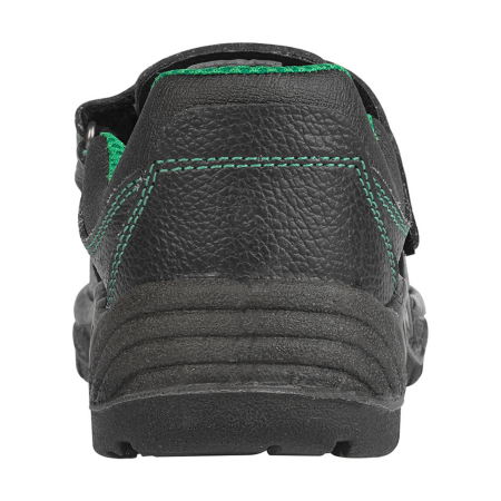 JAZZ S1, Sandale de protecție din piele de bovină cu bombeu metalic, talpă SRC [4]