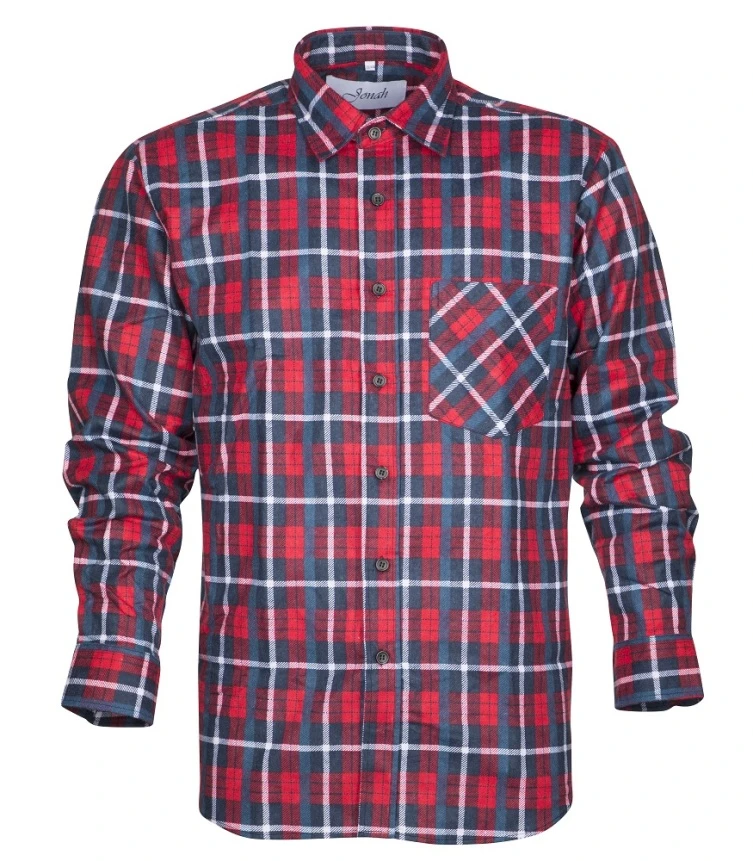 IMBRACAMINTE - JONAH, Cămașă de flanelă din bumbac, 140 g/mp
