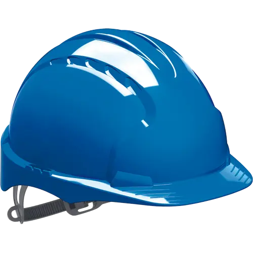 JSP EVO3, Cască de protecție pentru electricieni, calotă din polietilenă HD, suspensie textilă cu fixare în 6 puncte, reglare cu clips (Slip Ratchet) [8]