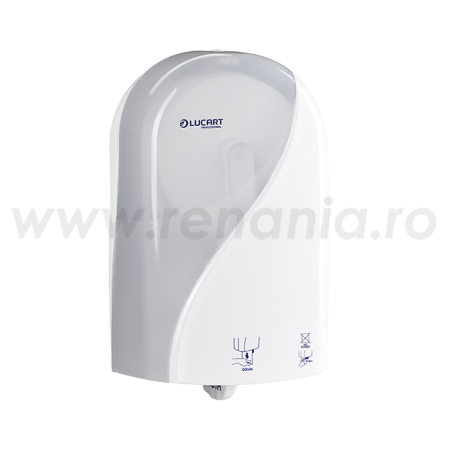 CURĂȚENIE ȘI INGRIJIRE - IDENTITY TOILET WHITE, Dispenser cu tăiere automată pentru hârtie igienică Jumbo