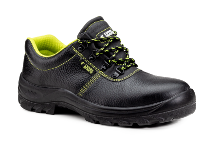 Pantofi - KARL II O1 FO, Pantofi de siguranță din piele bovină, bombeu larg, talpă PU dublă densitate SRC antiderapantă, căptușeală ventilată