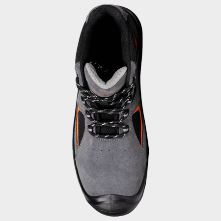 KASTOR 2.0 MID S1, Bocanci de protecție din piele velur și material textil, bombeu metalic [4]