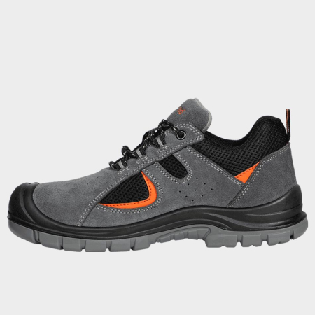 KASTOR 2.0 O1, Pantofi de lucru din piele velur și material textil, fără bombeu [2]