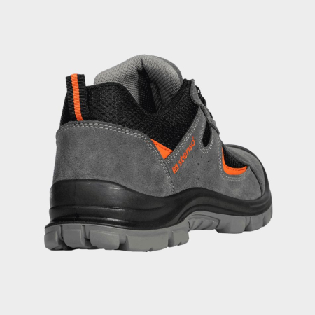 KASTOR 2.0 S1, Pantofi de protecție din piele velur și material textil, bombeu metalic [6]