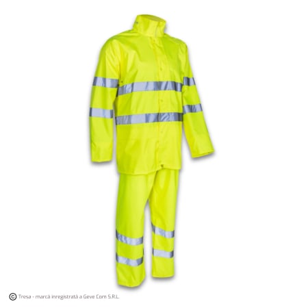 Costume - KAWA, Costum HI-VIS impermeabil din poliester Oxford, 150D