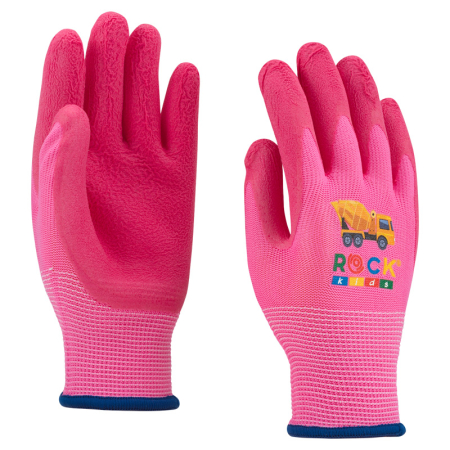 Mănuși Textile Imersate - KID-TRUCKMIXER-P, Mănuși de protecție din poliester, imersate în spumă de latex