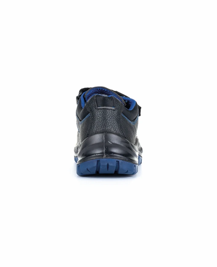 KINGSAN S1 SR, Sandale de protecție din piele de bivol perforată cu bombeu metalic, închidere cu bandă velcro [2]