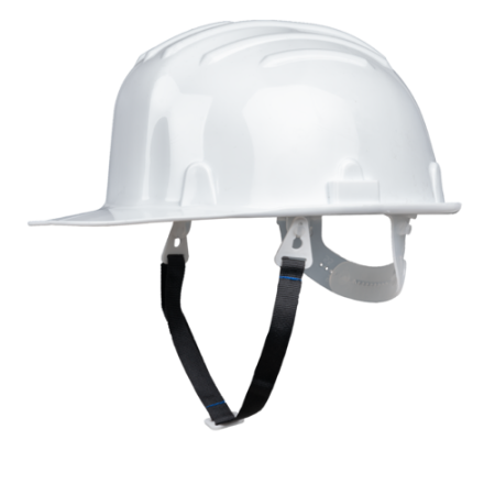 Căști de protecție industriale EN 397 - Kit cască de protecție GOELAND GP3000 din HDPE cu curea de bărbie în 2 puncte