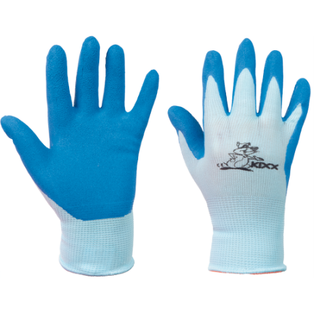 Protecție mecanică - KIXX CHUNKY - Mănuși nylon cu latex, palmă protejată