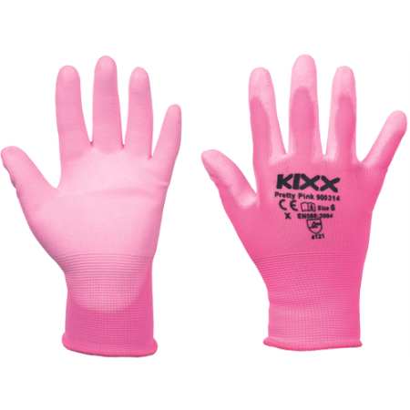 KIXX PRETTY PINK - Mănuși PU Palm cu Grip Excelent [0]
