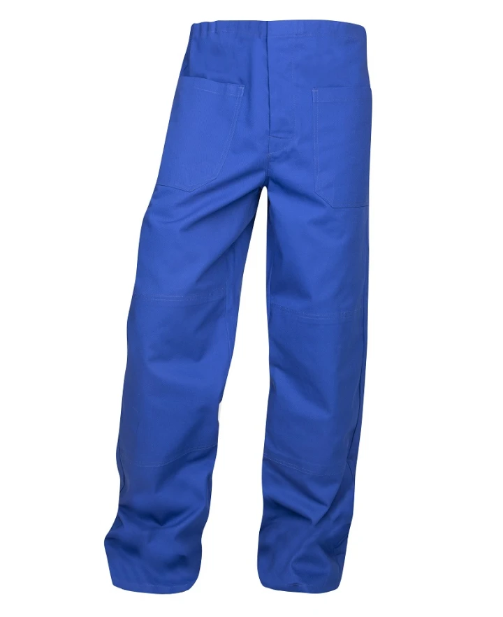 KLASIK SUIT, Costum de lucru din bumbac, bluză cu nasturi și pantaloni în talie, 245 g/mp [2]