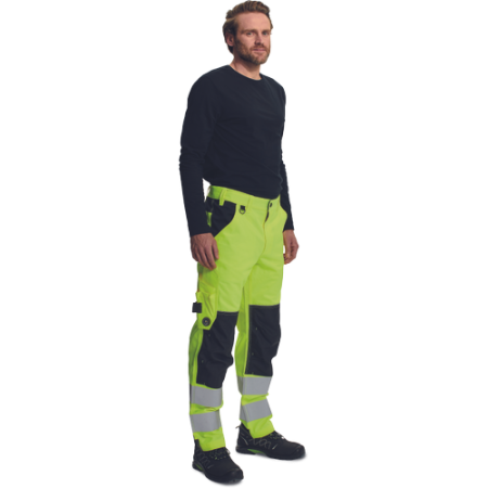 KNOXFIELD HVPS FL, Pantaloni reflectorizanți din poliester și bumbac, 260 g/mp [1]