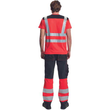 KNOXFIELD HVPS TRICOU ROSU, Tricou de lucru din bumbac și poliester, 170 g/mp [5]