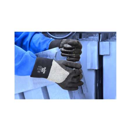 KRYTECH 380, Mănuși de protecție la tăiere din fibre HDPE și bumbac, imersate în nitril [1]