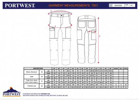 KX3 CARGO, Pantaloni din bumbac si elastan, 255 g/mp [6]