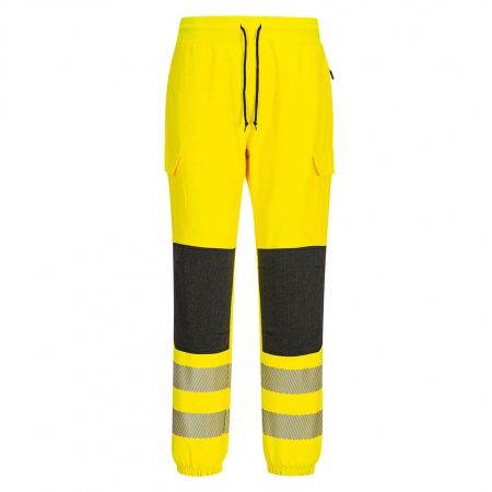 IMBRACAMINTE - KX346, Pantaloni Hi-Vis Jogger PW3 din Titanmill Ultra Ripstop Stretch, 93% poliester, 7% elastan, 270 g/mp